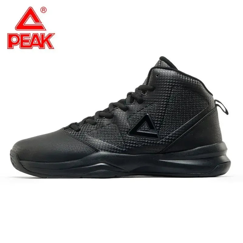 Original PEAK Basketball Shoes  ORIGINAL Men's Wear-resistant Non-slip Mesh Combat Field Shoes Leather Combat Shoes Men's Shoe
