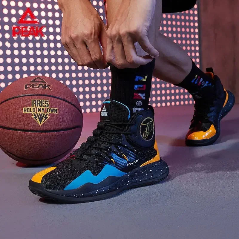 Original PEAK Sports Basketball ORIGINAL Wear-resistant Shock-resistant Non-slip Breathable Parker Field Practical Running Shoes