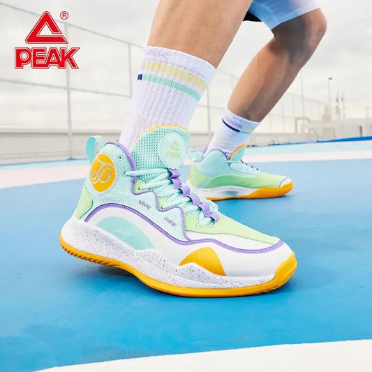 Original PEAK TONY PARK 9S Basketball Shoes Men's ORIGINAL Genuine Wear-resistant Shock Absorbing Combat Shoes